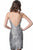 Jovani - JVN1112 Sequined Halter Neck Fitted Dress In Silver