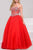 Bedazzled Strapless Sweetheart Corset Style A Line Gown 1332