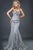 Embellished Sweetheart Silk Long Mermaid Gown  1921