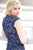 Classy Deep V Neck  Lace Short Sheath Dress 20089