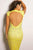 Sheer Plunging Neckline Lace Sheath Dress 20090