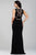 Sleeveless Cutout Detailed Long Sheath Dress 21494