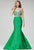 Crystal Beaded Jewel Neck Mermaid Gown 22637