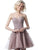 Jovani - JVN2298 Floral Appliqued Sweetheart A-Line Dress In Pink
