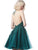 Jovani - JVN2298 Floral Appliqued Sweetheart A-Line Dress In Green