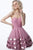 Jovani - JVN2462 Strapless Pleated Sweetheart Sequined A-line Dress In Pink