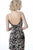 Jovani - JVN24731 Embellished Plunging Sweetheart Sheath Dress In Black and Multi-Color