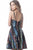 Jovani - JVN2540 Sequined V-Neck A-line Dress In Multi-Color