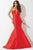 Strapless Deep Cut Sweetheart Mermaid Gown 31508