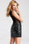 JVN32403 Bedazzled Bateau Sheath Dress