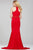 Fitted Halter Neck Jersey Prom Dress JVN33144