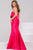 Strapless Straight Neck Satin Mermaid Gown 36584