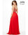 Sheer Neckline Beaded Chiffon Prom Dress JVN36770