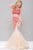 JVN36772 Two-Piece Beaded Tulle Mermaid Gown