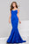 Embellished Off the Shoulder Mermaid Evening Dress 36807