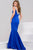 Embellished Off the Shoulder Mermaid Evening Dress 36807