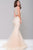 Two-Piece Sheer Neckline Dress JVN36891