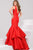 V Neck Sleeveless Mermaid Evening Gown 37153