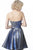 Jovani - JVN3776 Strapless Sweetheart A-line Cocktail Dress In Blue