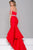 Strapless High Low Dress JVN41956