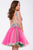 Boat Neck Floral Fit and Flare Dress JVN42887