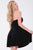 Crystal Beaded Halter Style Short A Line Dress JVN42589