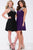 Crystal Beaded Halter Style Short A Line Dress JVN42589