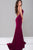 Jersey Fitted Open Back Dress JVN42892