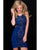 JVN45582 Halter Beaded Cutout Cocktail Dress