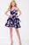 Short Strapless Printed Dress JVN45681