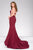 Two-Piece Halter Neck Jersey Mermaid Dress 45931