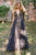 Embellished Column Dress with Tulle Overlay JVN46081