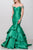 Bedazzled Off Shoulder Mermaid Mikado Gown 46610