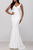 Svelte V Neckline Jersey Long Dress 47409