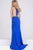 Jersey High Neck Fitted Dress JVN48492