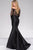 Two-Piece Lace Embellished Off The Shoulder Mermaid Gown 48695