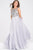 Embellished Bodice Chiffon Prom Dress JVN48709