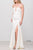 Plunging Neckline High Slit Prom Dress JVN49580
