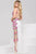 Multi Jersey Floral V-Neck Dress JVN50049
