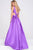 Mikado Pleated Skirt and Side Cut Out Prom Ballgown JVN50071