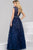 Embroidered V-Neck Ball Gown  JVN51158