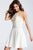 JVN53176 Embellished Halter Neck A-Line Dress