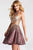 JVN54472 Two-Piece Fit and Flare Short Dress