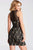 JVN54497 Sleeveless Fitted Lace Short Dress