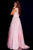 JVN54532 Illusion Bateau Cap Sleeve Lace Gown