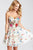 JVN54557 Floral Embroidered Short Dress