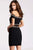 JVN55237 Off-Shoulder Fitted Short Dress