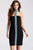 JVN55238 V-Neck Floral Print Short Dress
