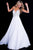 JVN55874 Embellished Foliage Motif A-Line Gown