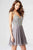 JVN55875 Embellished Chiffon Short Dress